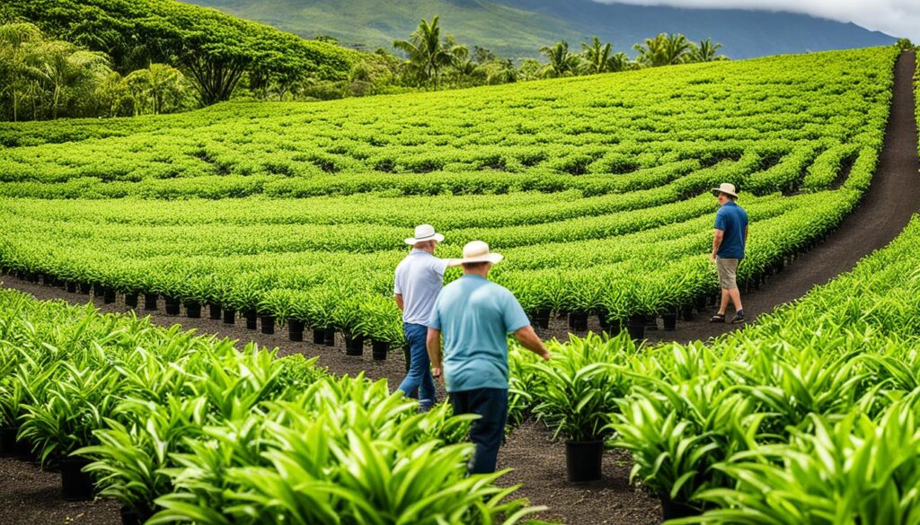 Kona vanilla farm tour