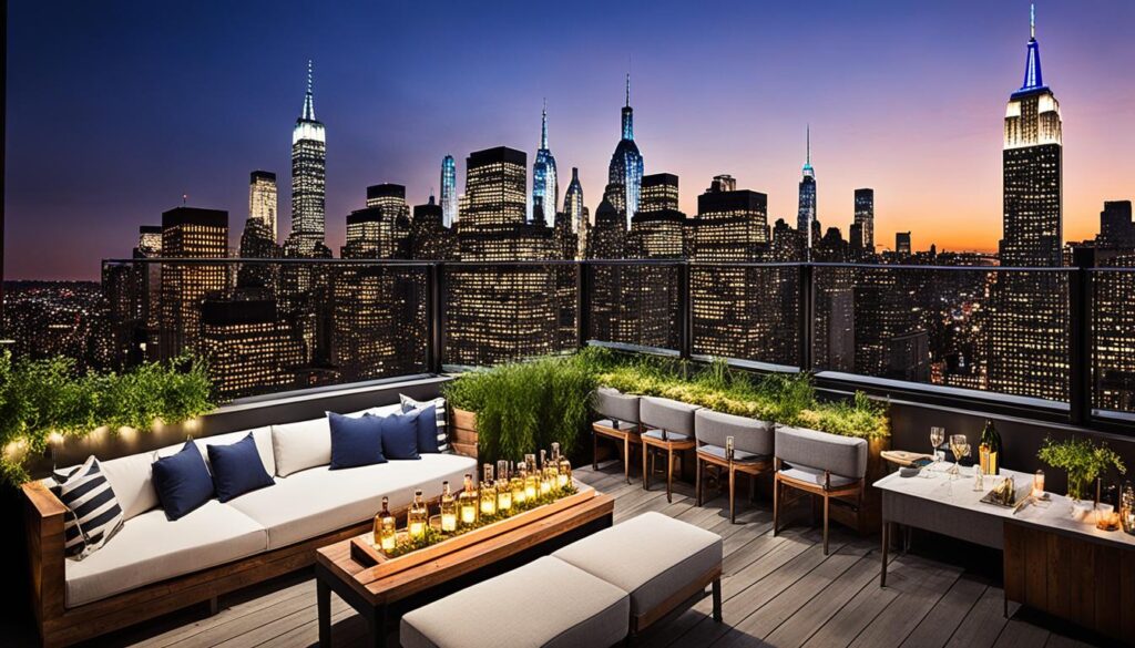 NYC rooftop bar